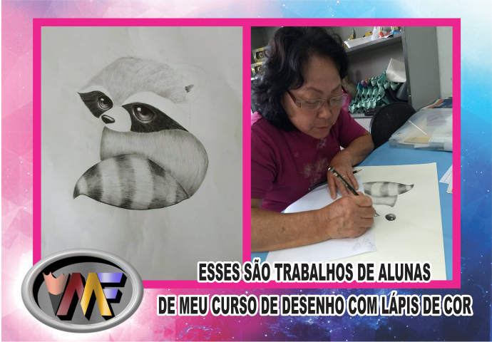 Curso de Desenho Mario Freire - Trabalho de Alunas