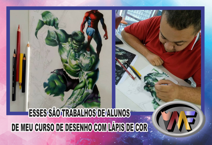 Curso de Desenho Mario Freire - Trabalho de Alunas