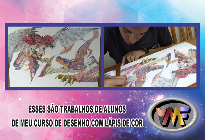 Curso de Desenho Mario Freire - Trabalho de Alunas